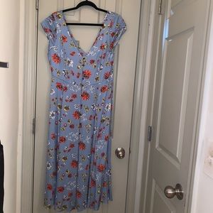 Urban Outfitters Floral Maxi Dress